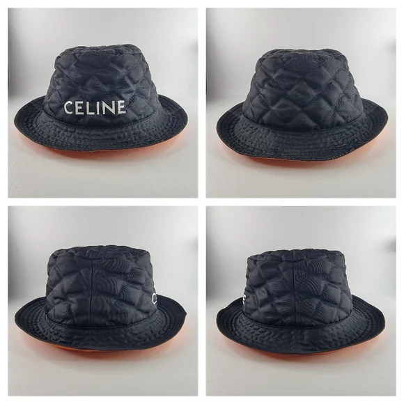 CELINE Quilted Puffy Bucket Hat